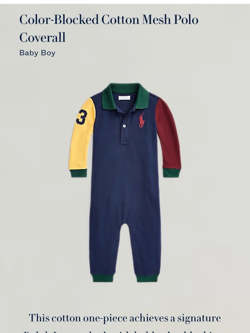 Ralph Lauren Polo 12M Toddler